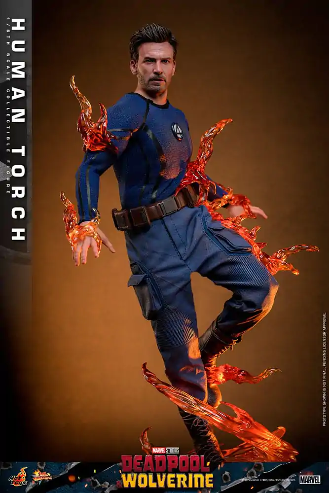 Deadpool & Wolverine Movie Masterpiece akční figurka 1/6 Human Torch 31 cm fotografii produktu