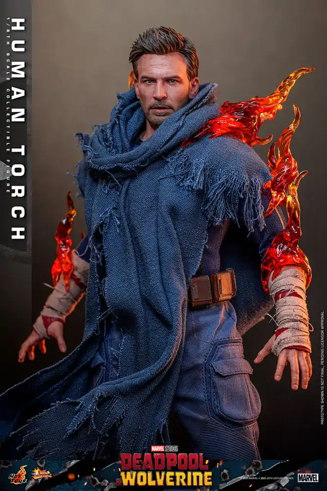 Deadpool & Wolverine Movie Masterpiece akční figurka 1/6 Human Torch 31 cm fotografii produktu