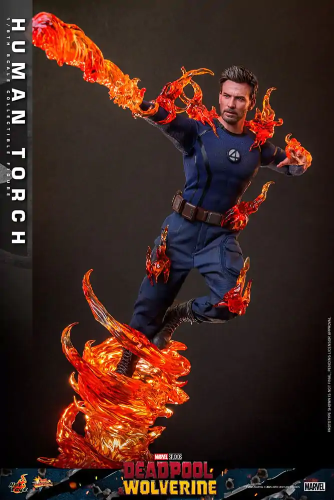 Deadpool & Wolverine Movie Masterpiece akční figurka 1/6 Human Torch 31 cm fotografii produktu