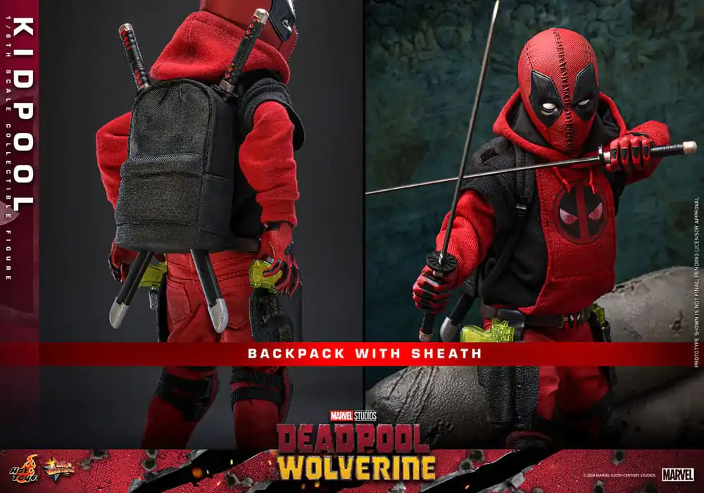 Deadpool & Wolverine Movie Masterpiece akční figurka 1/6 Kidpool 22 cm fotografii produktu