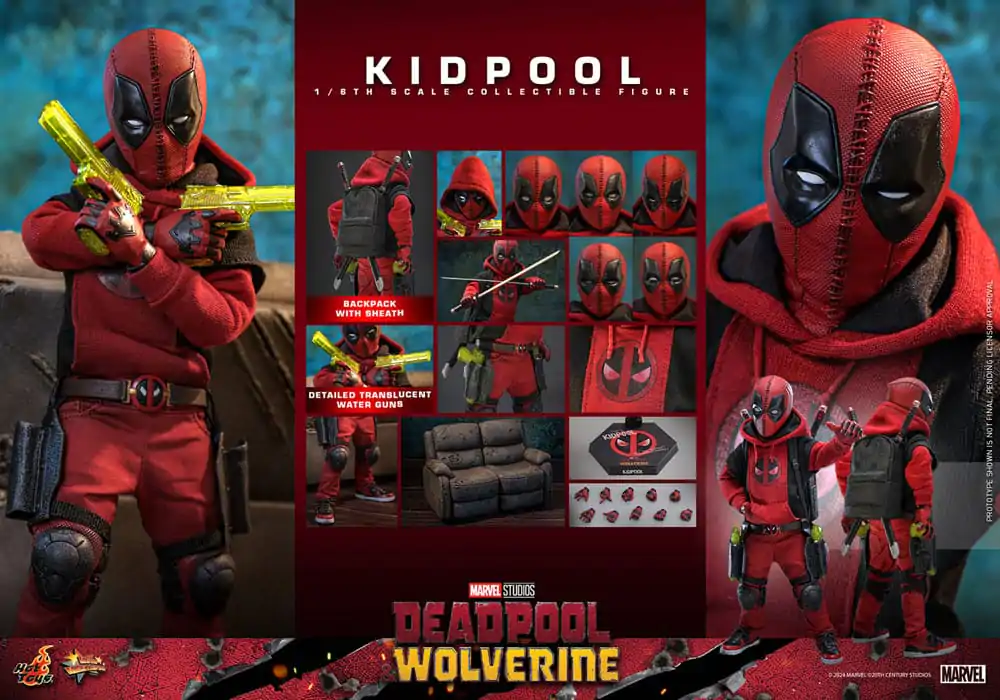 Deadpool & Wolverine Movie Masterpiece akční figurka 1/6 Kidpool 22 cm fotografii produktu