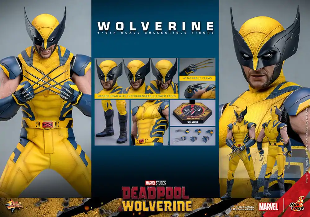 Deadpool & Wolverine Movie Masterpiece akční figurka 1/6 Wolverine 31 cm fotografii produktu