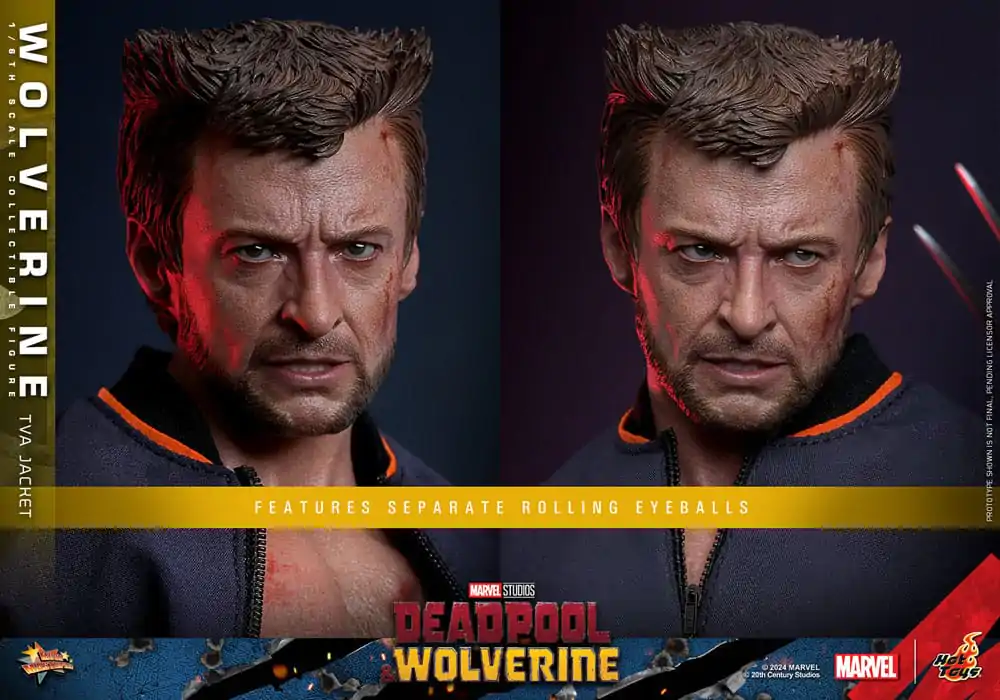 Deadpool & Wolverine Movie Masterpiece akční figurka 1/6 Wolverine (TVA Jacket Version) 31 cm fotografii produktu