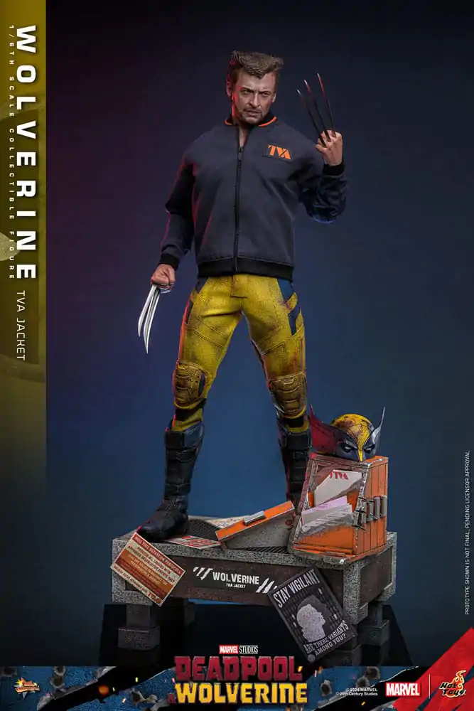 Deadpool & Wolverine Movie Masterpiece akční figurka 1/6 Wolverine (TVA Jacket Version) 31 cm fotografii produktu