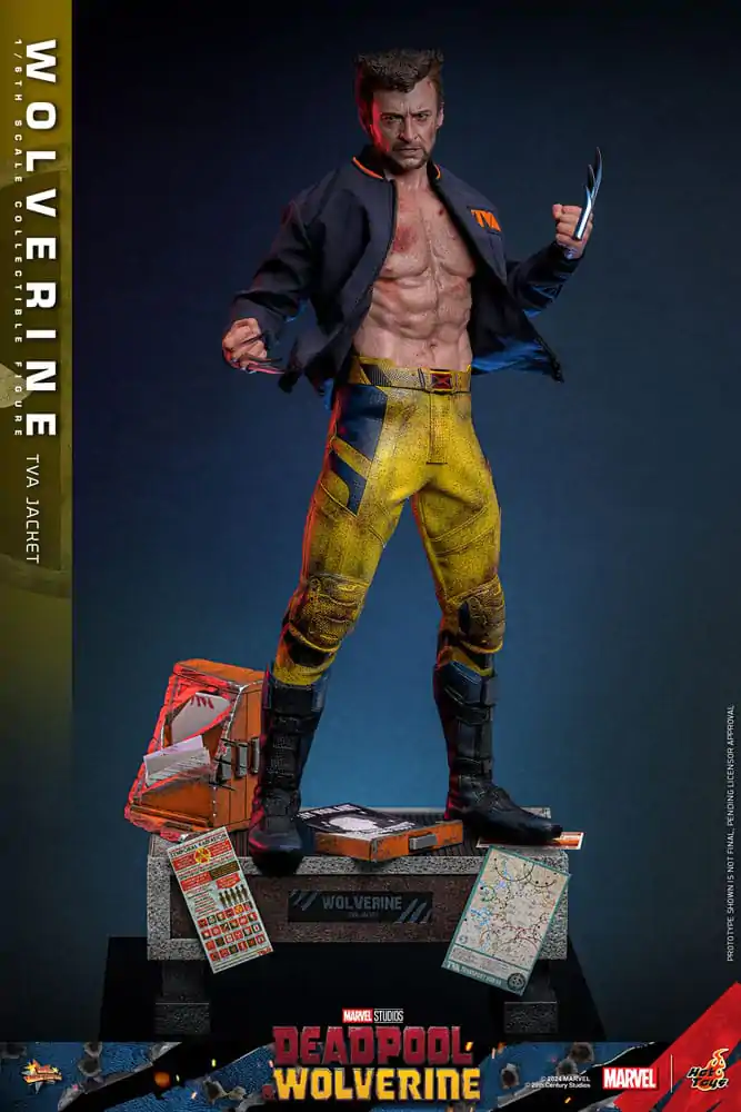 Deadpool & Wolverine Movie Masterpiece akční figurka 1/6 Wolverine (TVA Jacket Version) 31 cm fotografii produktu