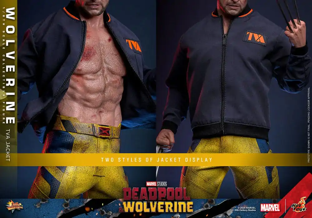 Deadpool & Wolverine Movie Masterpiece akční figurka 1/6 Wolverine (TVA Jacket Version) 31 cm fotografii produktu