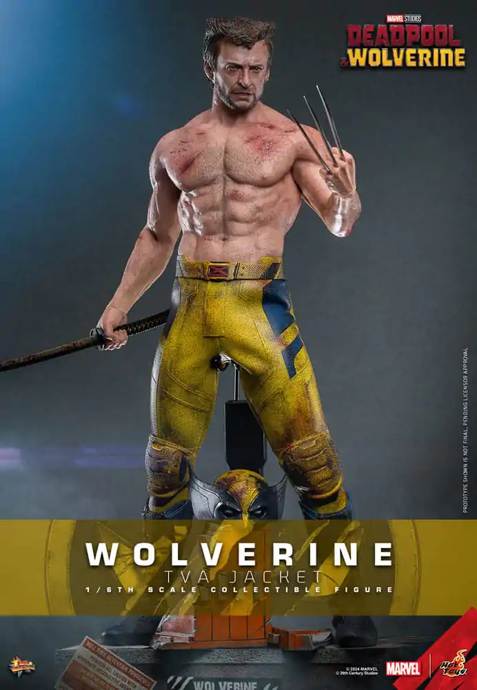 Deadpool & Wolverine Movie Masterpiece akční figurka 1/6 Wolverine (TVA Jacket Version) 31 cm fotografii produktu