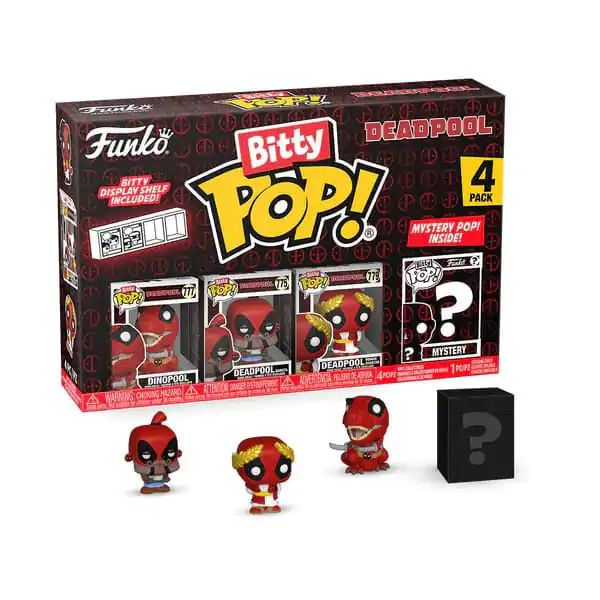 Deadpool Bitty Funko POP! Vinylová figurka 4-Pack Dinopool 2,5 cm fotografii produktu