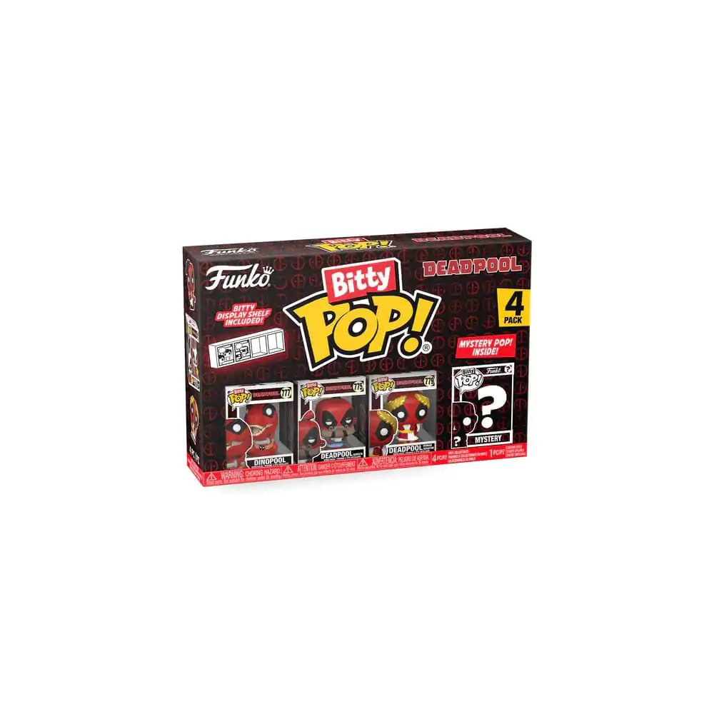 Deadpool Bitty Funko POP! Vinylová figurka 4-Pack Dinopool 2,5 cm fotografii produktu