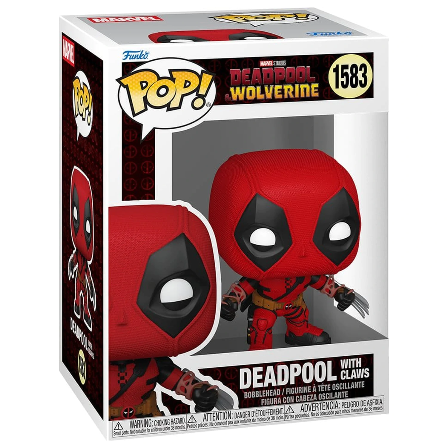 Deadpool & Wolverine Funko POP! Vinylová figurka Deadpool s drápy 9 cm fotografii produktu
