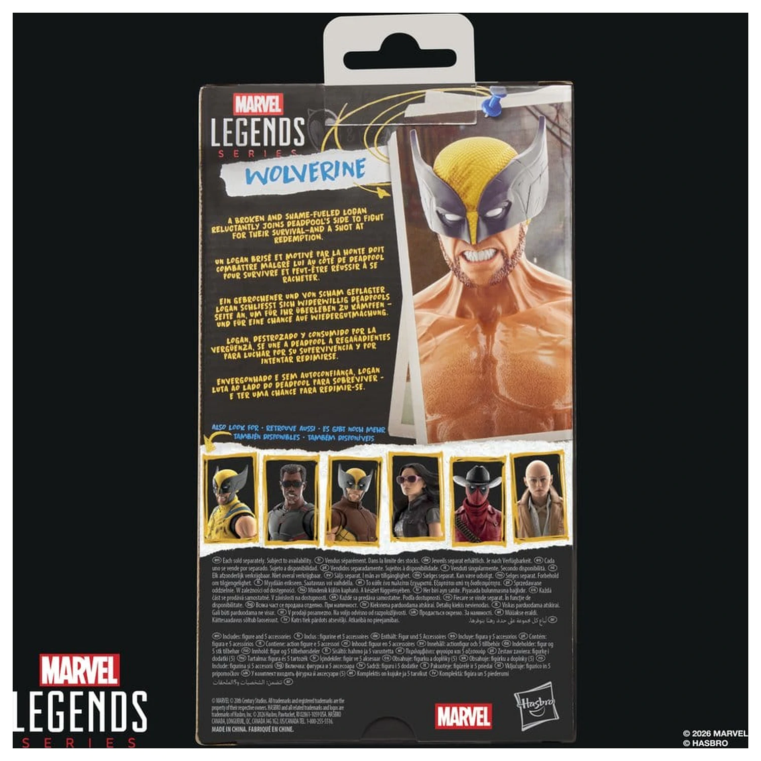 Deadpool & Wolverine Marvel Legends akční figurka Wolverine 15 cm fotografii produktu