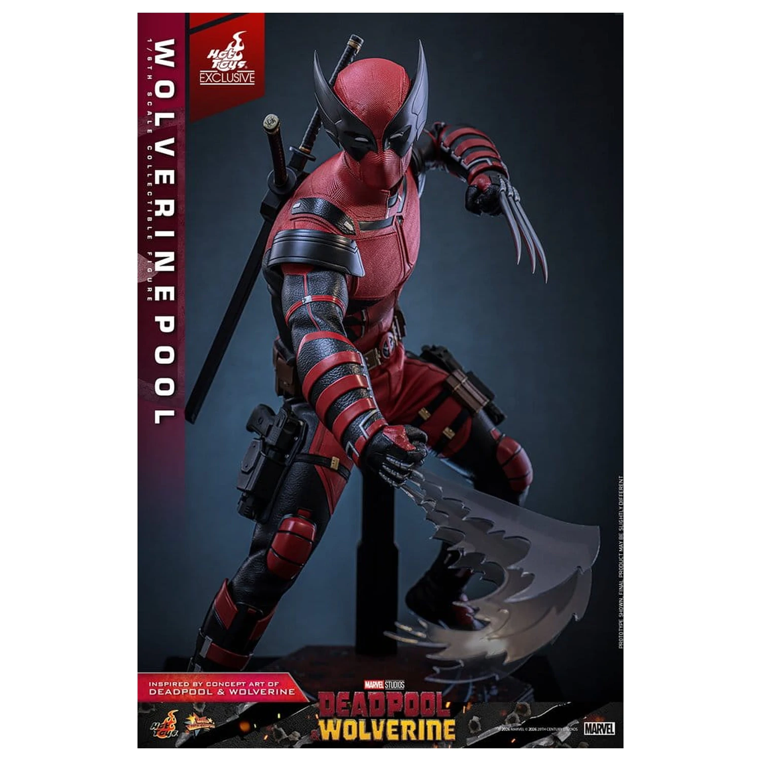 Deadpool & Wolverine Movie Masterpiece akční figurka 1/6 Wolverinepool 31 cm fotografii produktu