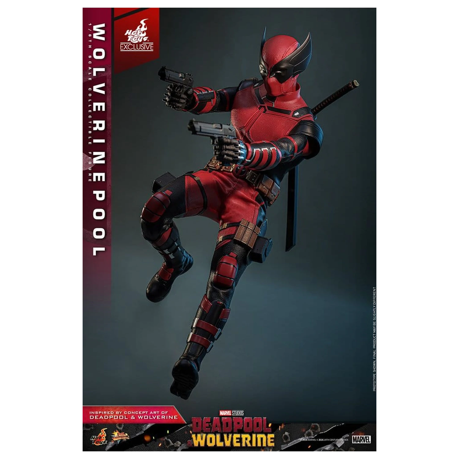 Deadpool & Wolverine Movie Masterpiece akční figurka 1/6 Wolverinepool 31 cm fotografii produktu