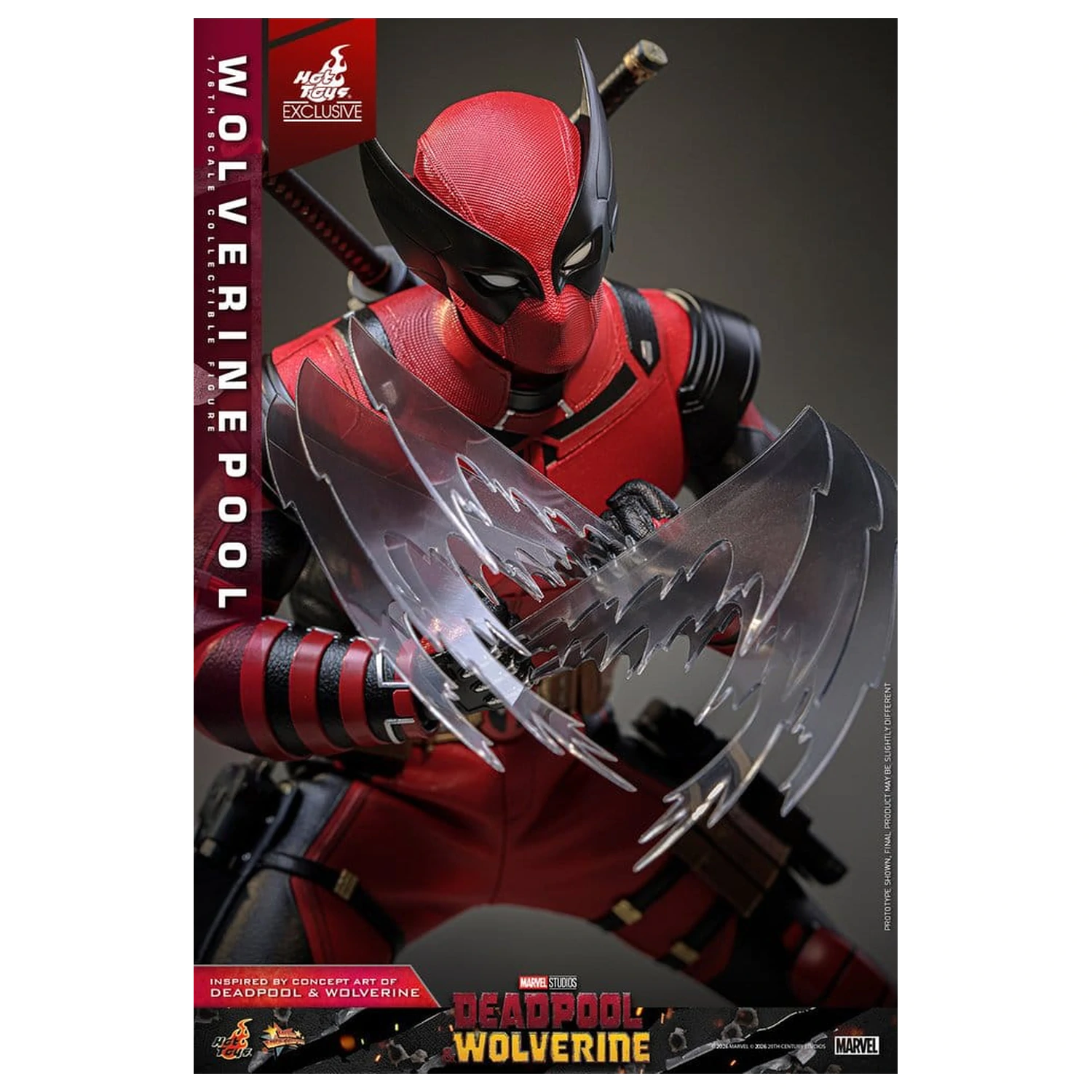 Deadpool & Wolverine Movie Masterpiece akční figurka 1/6 Wolverinepool 31 cm fotografii produktu