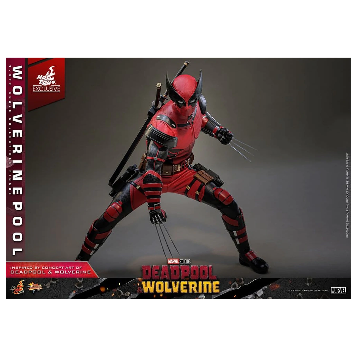Deadpool & Wolverine Movie Masterpiece akční figurka 1/6 Wolverinepool 31 cm fotografii produktu
