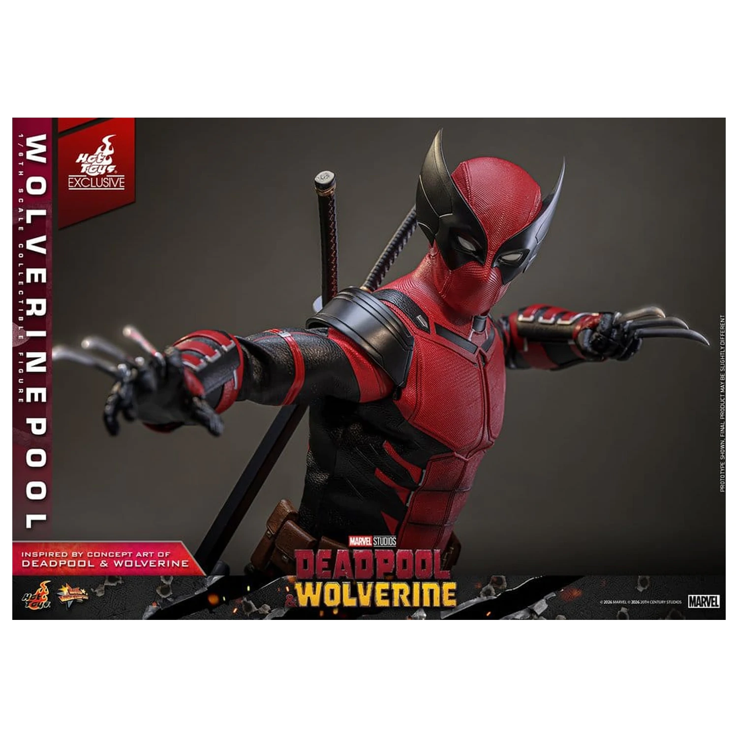 Deadpool & Wolverine Movie Masterpiece akční figurka 1/6 Wolverinepool 31 cm fotografii produktu