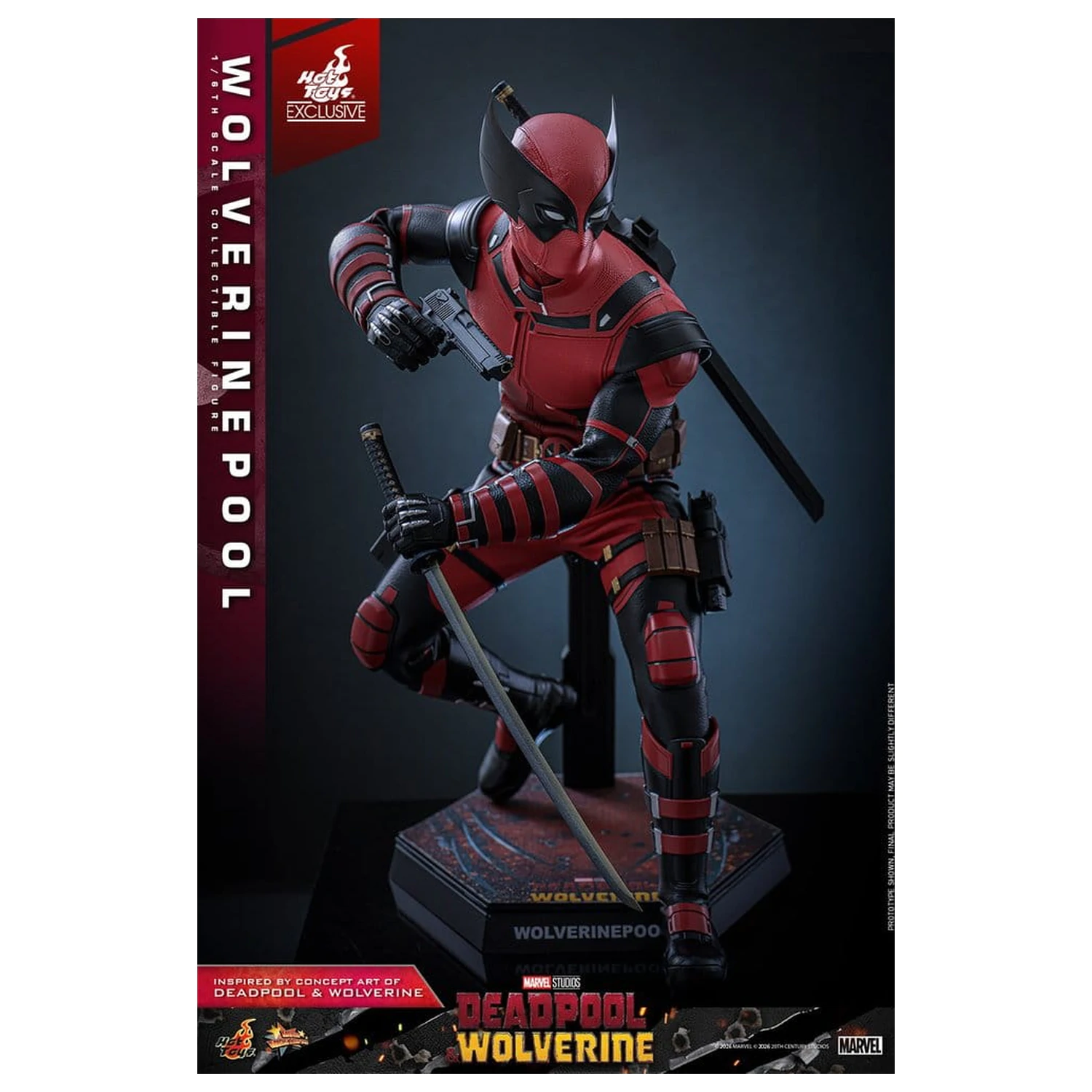 Deadpool & Wolverine Movie Masterpiece akční figurka 1/6 Wolverinepool 31 cm fotografii produktu