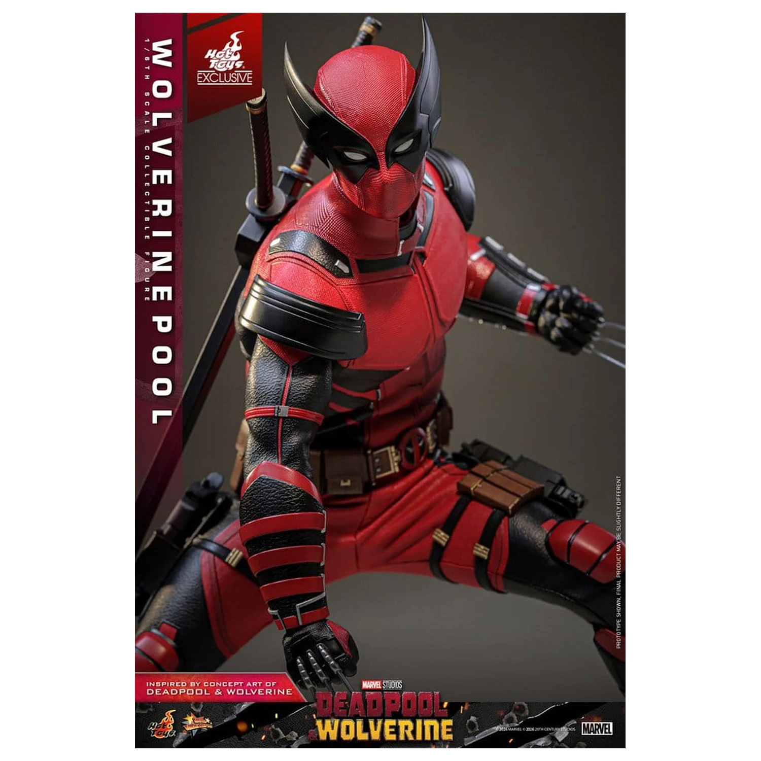 Deadpool & Wolverine Movie Masterpiece akční figurka 1/6 Wolverinepool 31 cm fotografii produktu