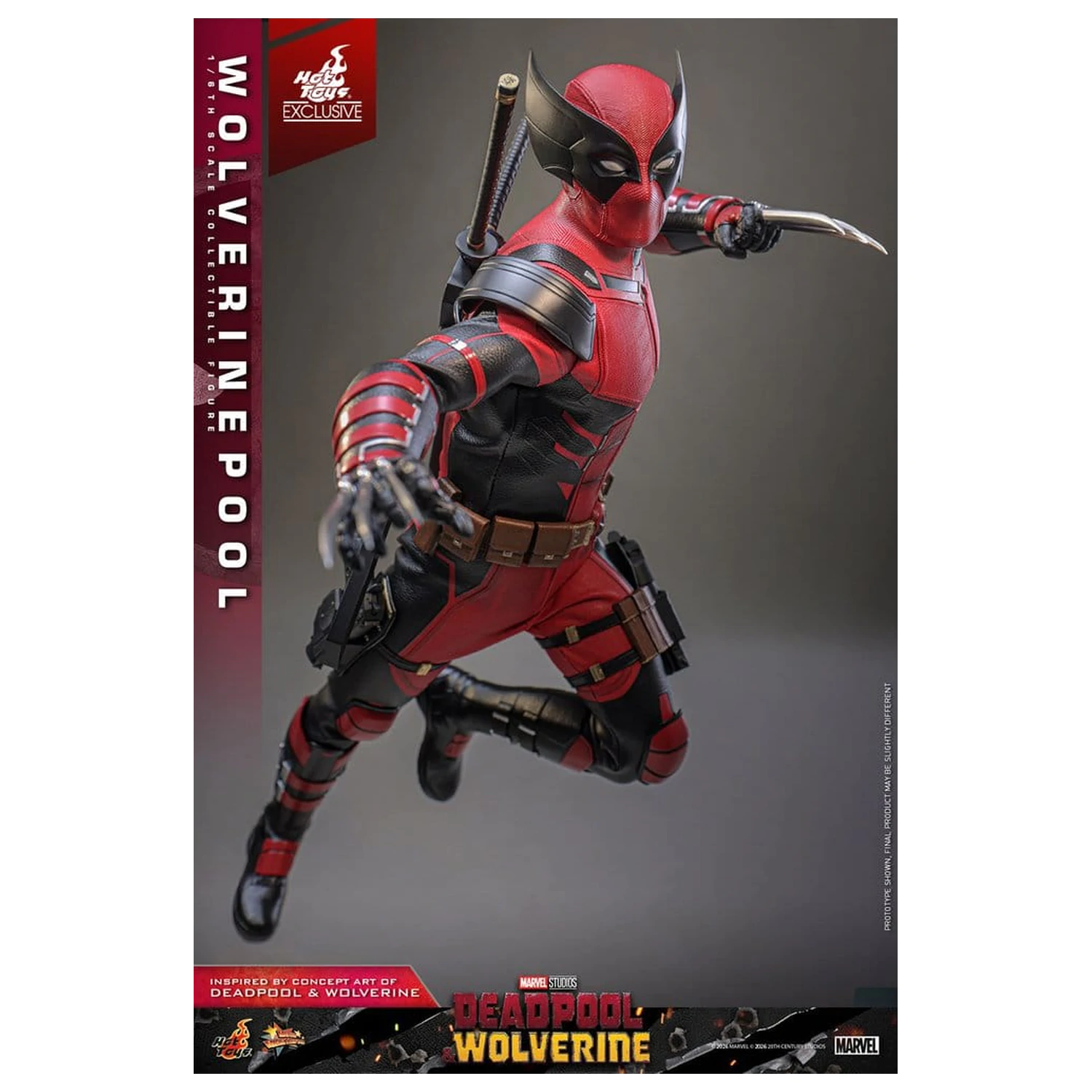 Deadpool & Wolverine Movie Masterpiece akční figurka 1/6 Wolverinepool 31 cm fotografii produktu
