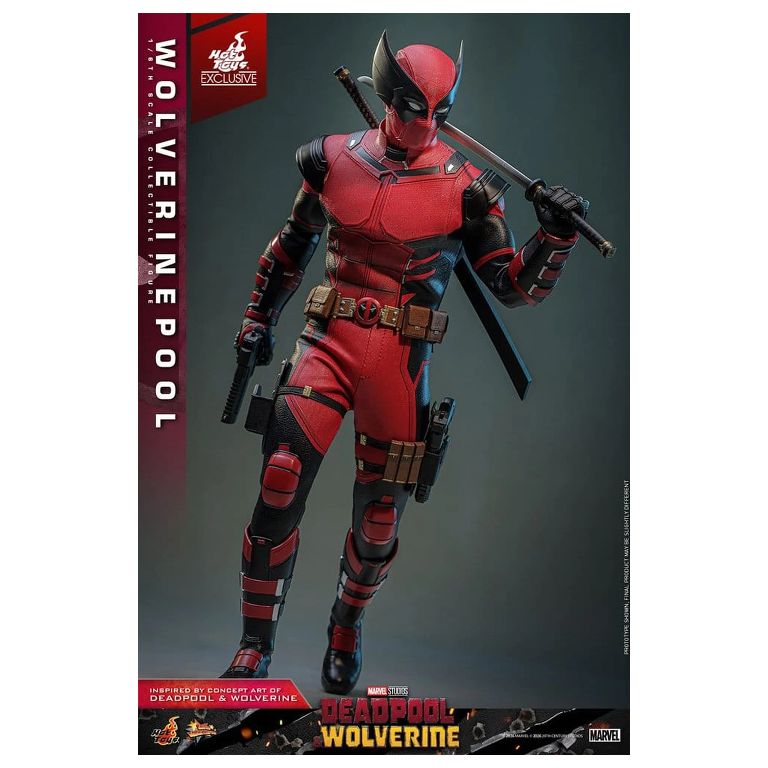 Deadpool & Wolverine Movie Masterpiece akční figurka 1/6 Wolverinepool 31 cm fotografii produktu