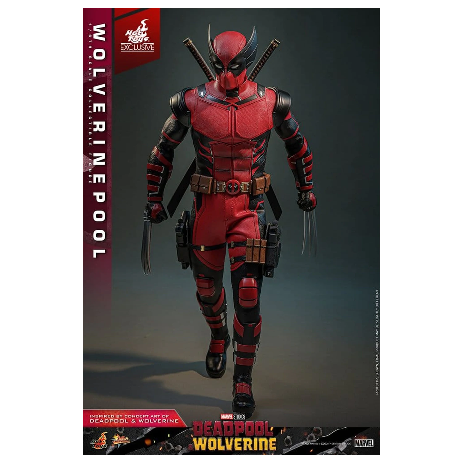 Deadpool & Wolverine Movie Masterpiece akční figurka 1/6 Wolverinepool 31 cm fotografii produktu