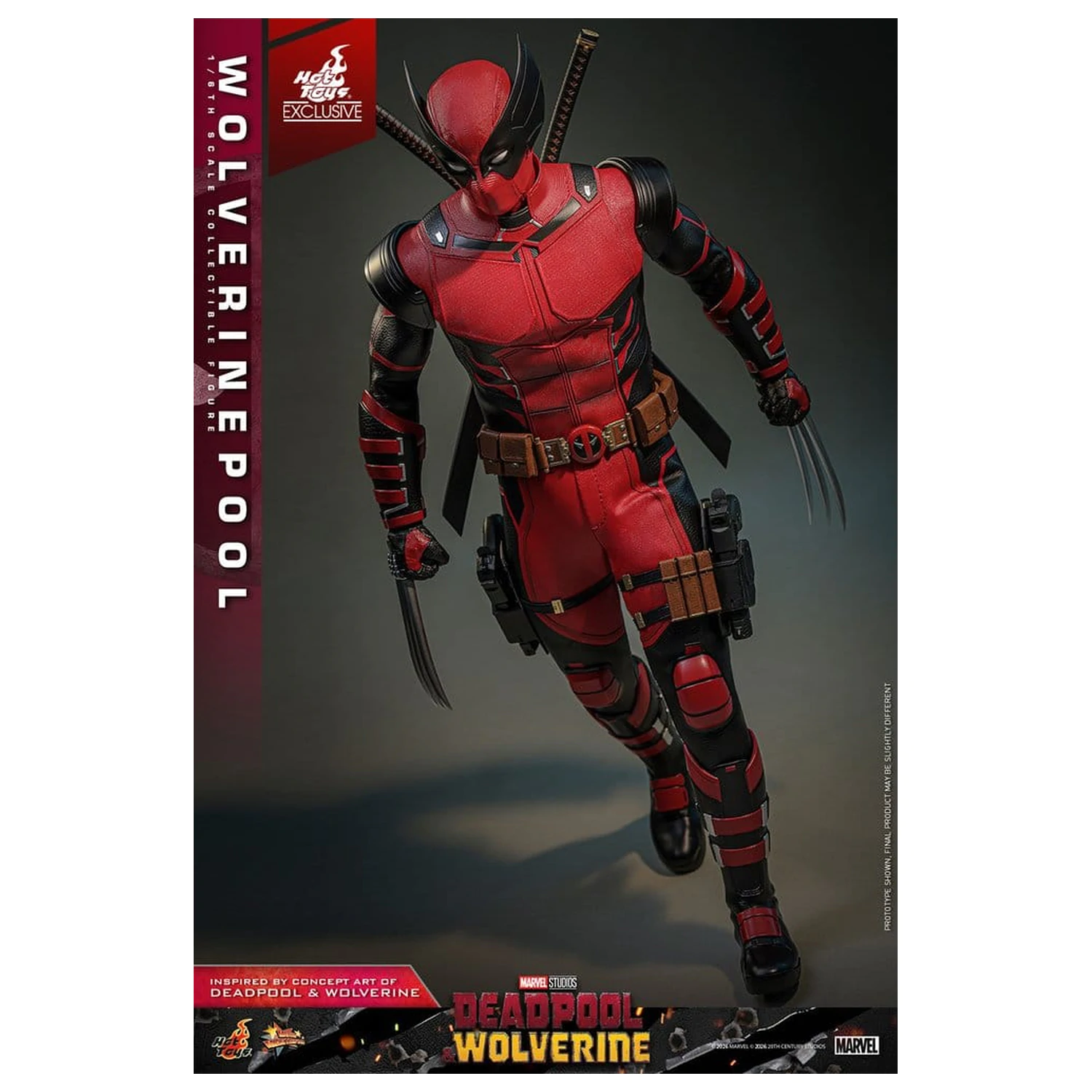 Deadpool & Wolverine Movie Masterpiece akční figurka 1/6 Wolverinepool 31 cm fotografii produktu