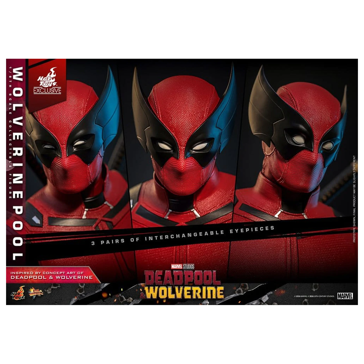 Deadpool & Wolverine Movie Masterpiece akční figurka 1/6 Wolverinepool 31 cm fotografii produktu