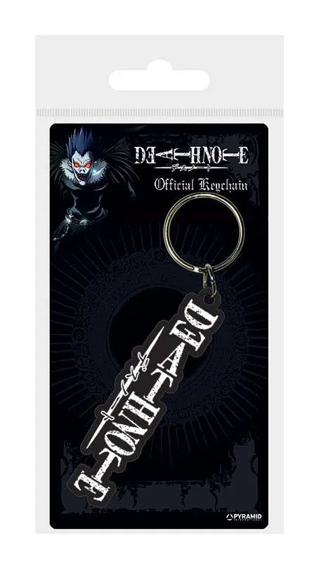 Death Note gumová klíčenka Logo 6 cm fotografii produktu