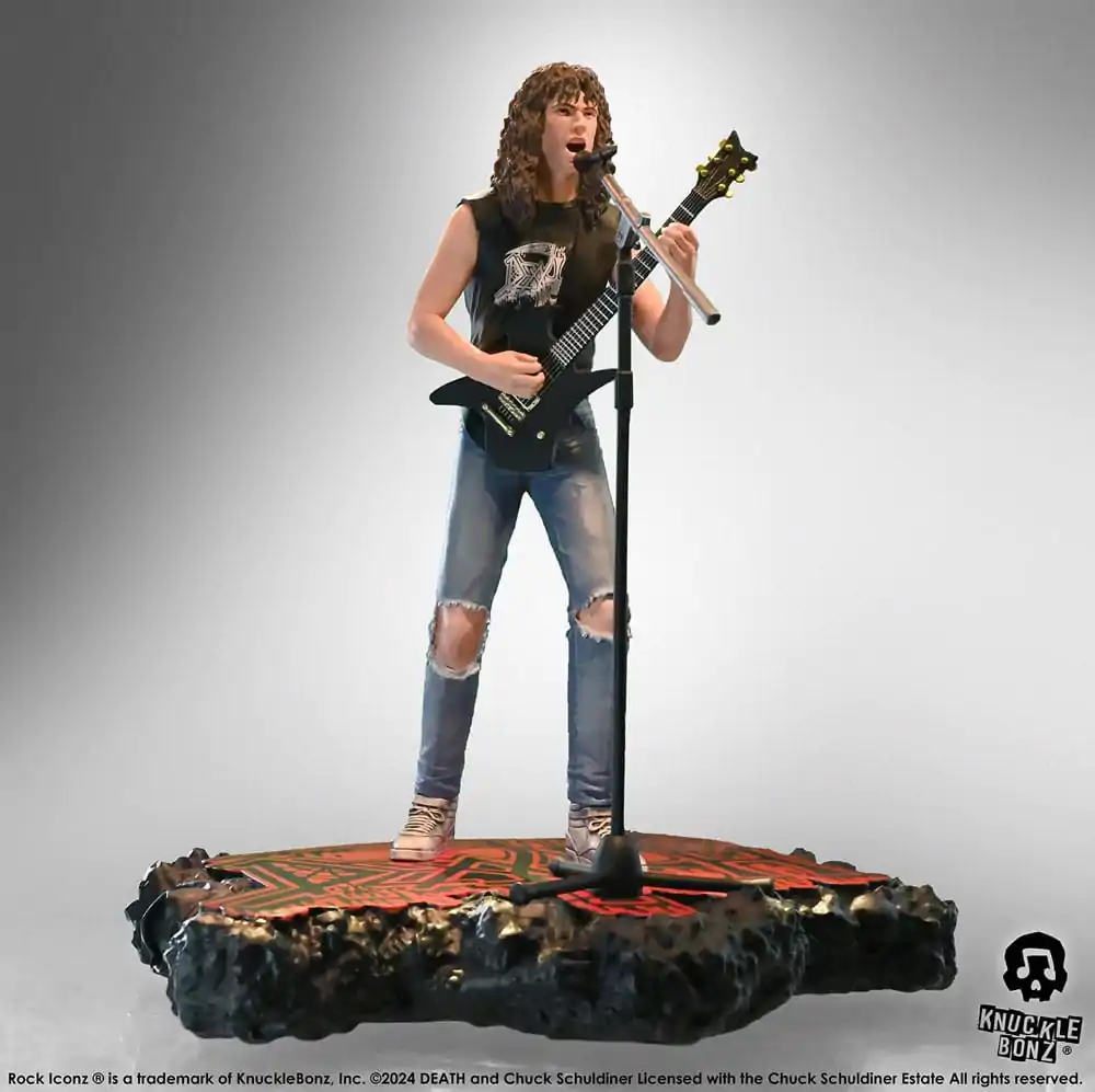 Death Rock Iconz Statue Chuck Schuldiner II 22 cm Socha fotografii produktu