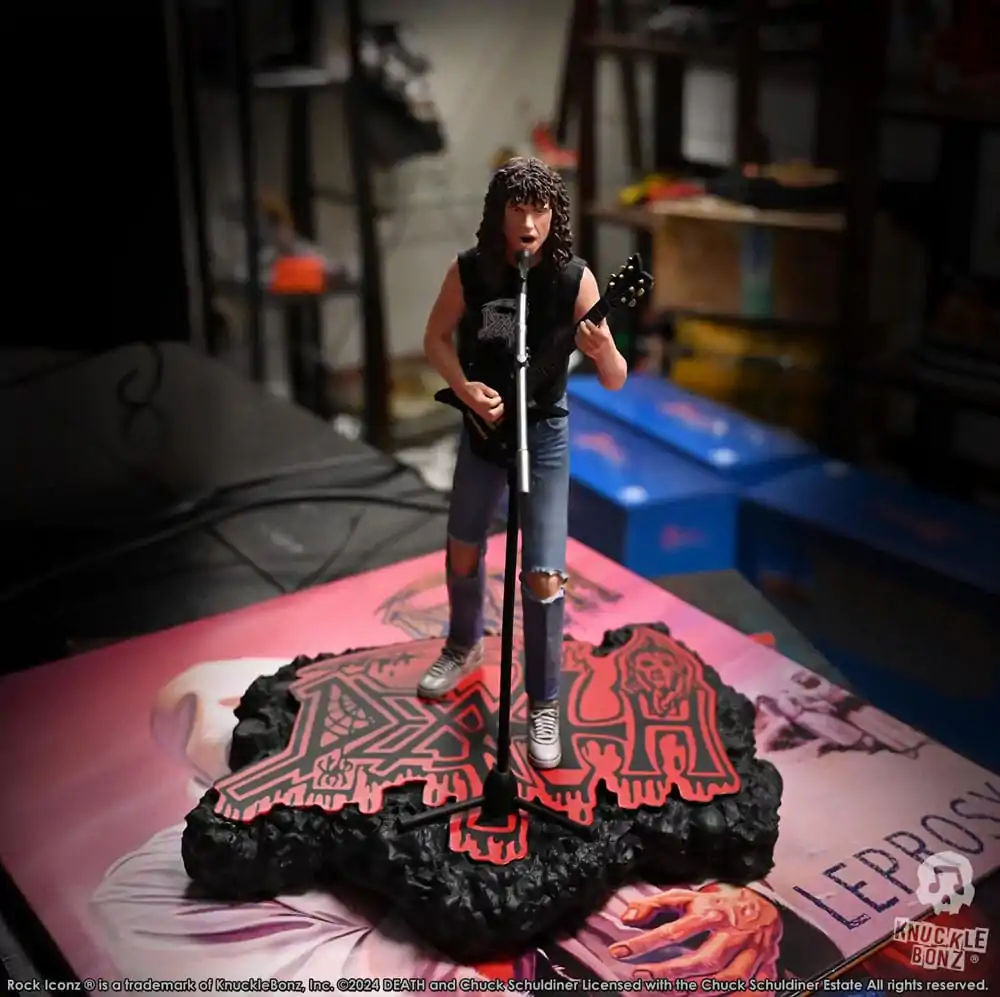 Death Rock Iconz Statue Chuck Schuldiner II 22 cm Socha fotografii produktu