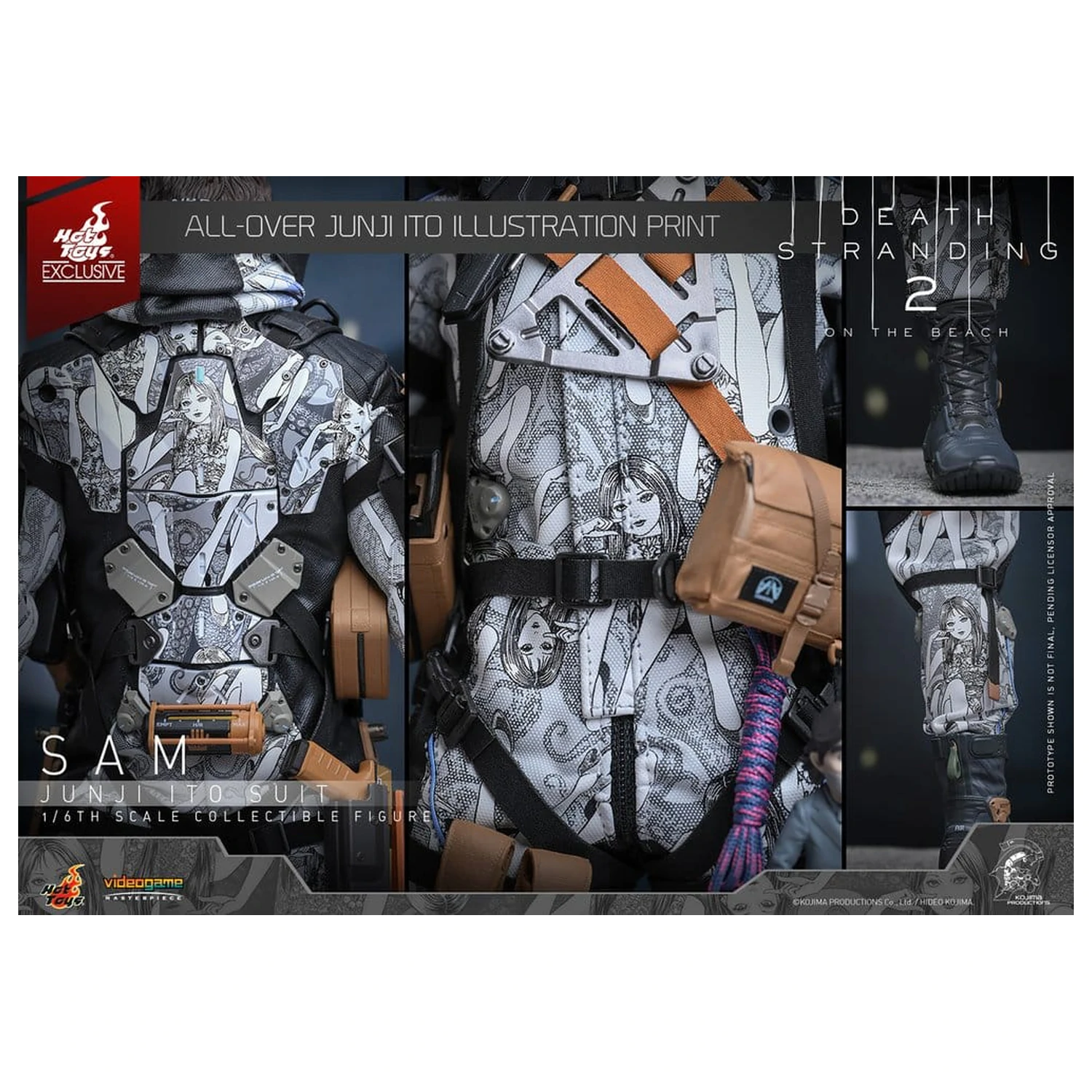 Death Stranding Akční figurka 1/6 Sam Porter Bridges (Junji Ito Suit) fotografii produktu