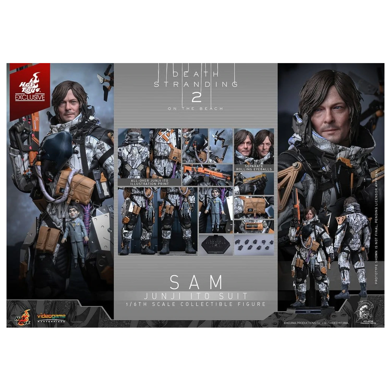 Death Stranding Akční figurka 1/6 Sam Porter Bridges (Junji Ito Suit) fotografii produktu