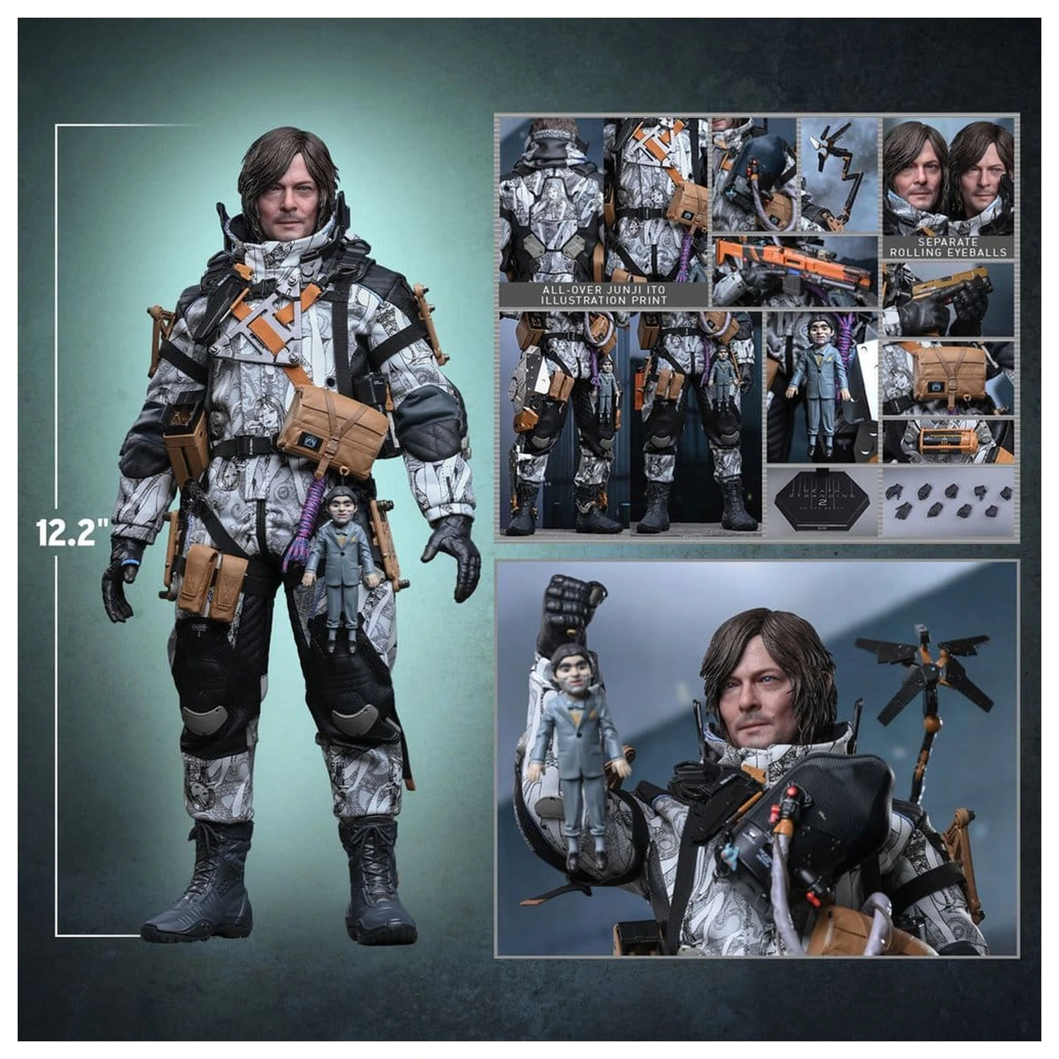 Death Stranding Akční figurka 1/6 Sam Porter Bridges (Junji Ito Suit) fotografii produktu