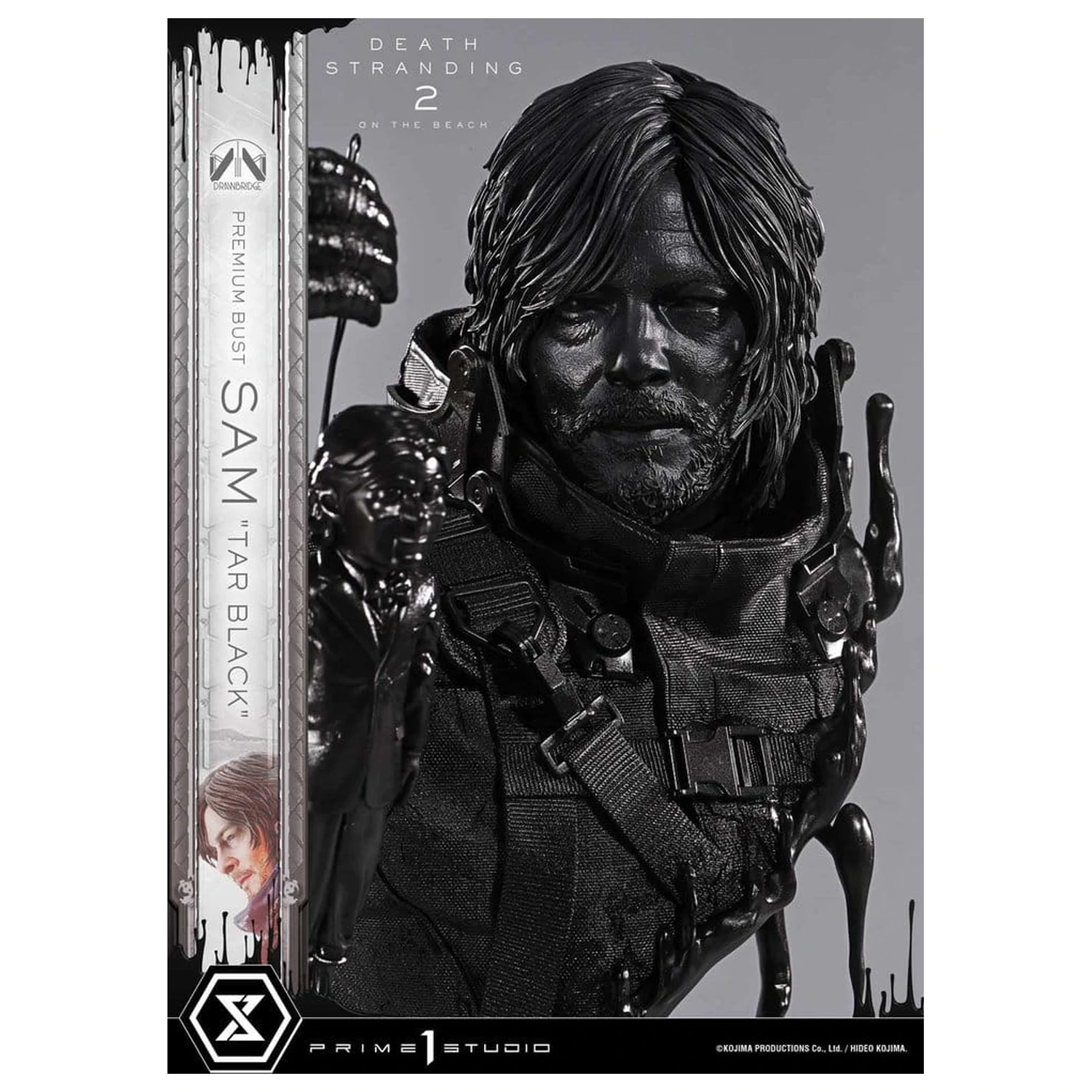 Death Stranding 2: On the Beach Premium busta 1/3 Sam Tar Black 44 cm fotografii produktu