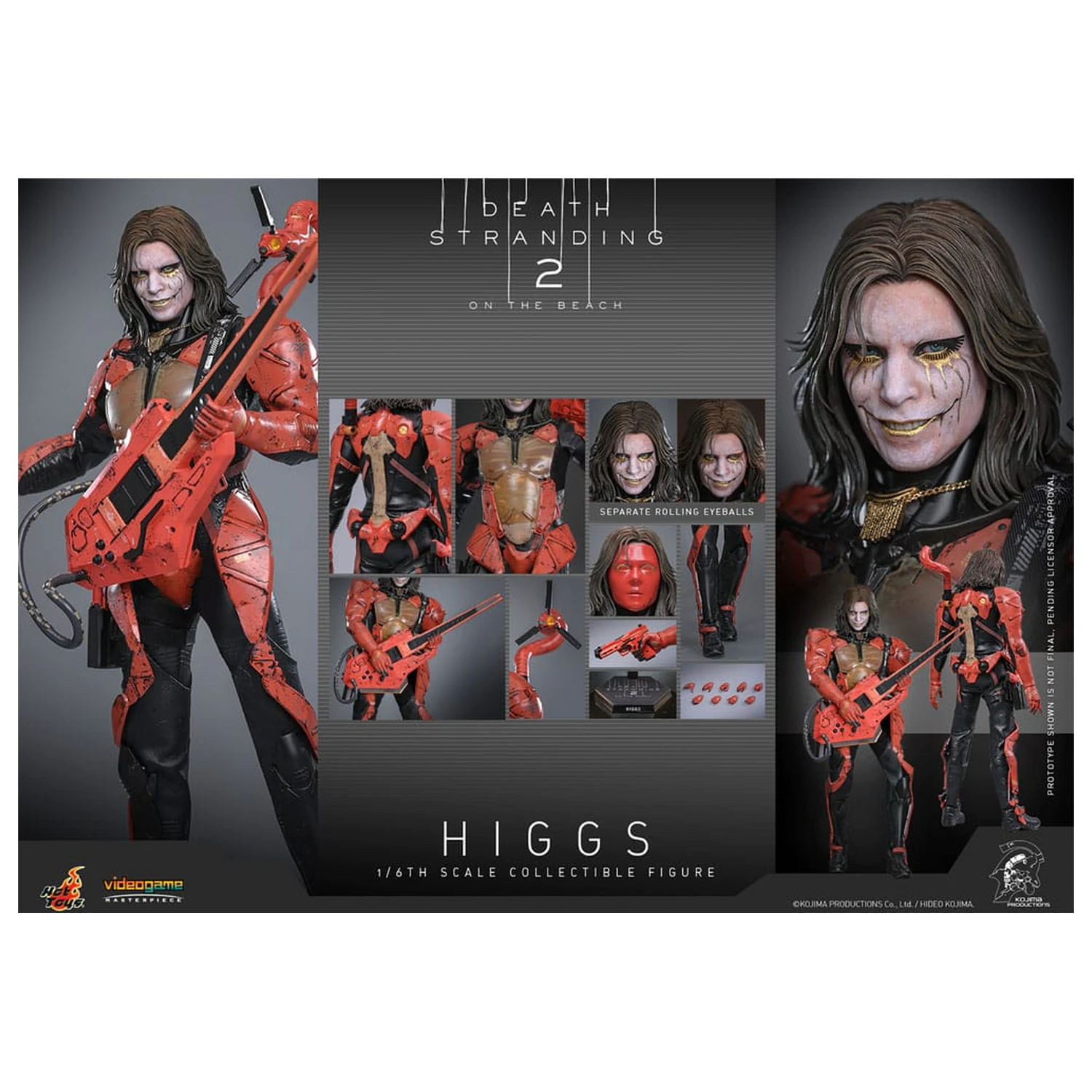 Death Stranding 2: On the Beach Videogame Masterpiece akční figurka 1/6 Higgs 33 cm fotografii produktu