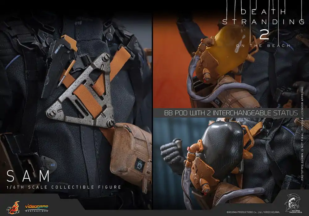 Death Stranding 2: On the Beach Videogame Masterpiece akční figurka 1/6 Sam 31 cm fotografii produktu