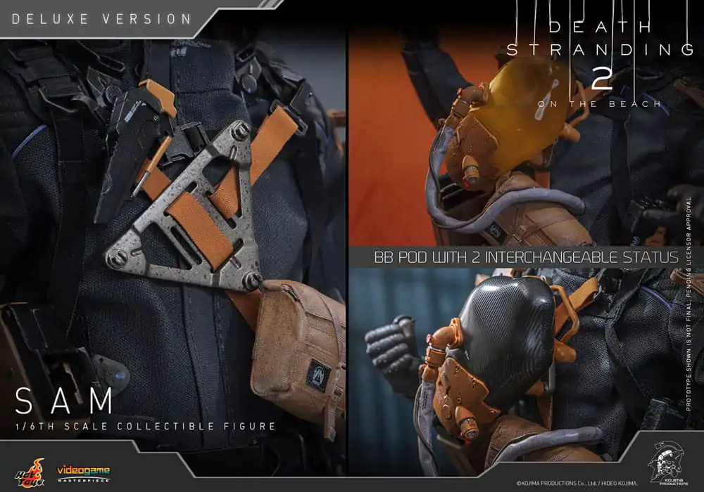 Death Stranding 2: On the Beach Videogame Masterpiece akční figurka 1/6 Sam (Deluxe Verze) 31 cm fotografii produktu