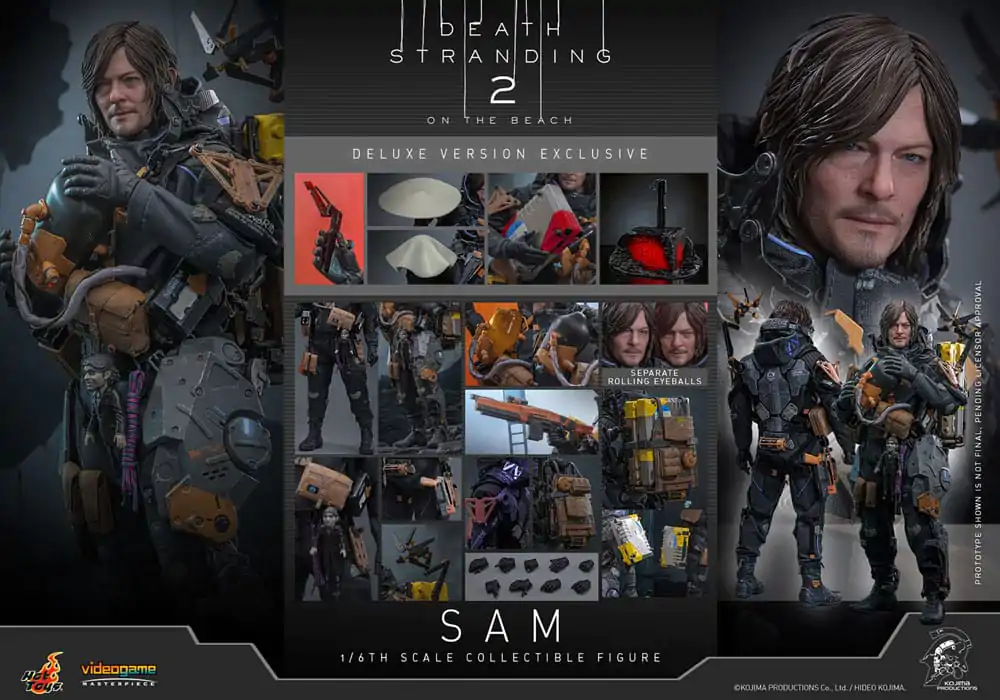 Death Stranding 2: On the Beach Videogame Masterpiece akční figurka 1/6 Sam (Deluxe Verze) 31 cm fotografii produktu
