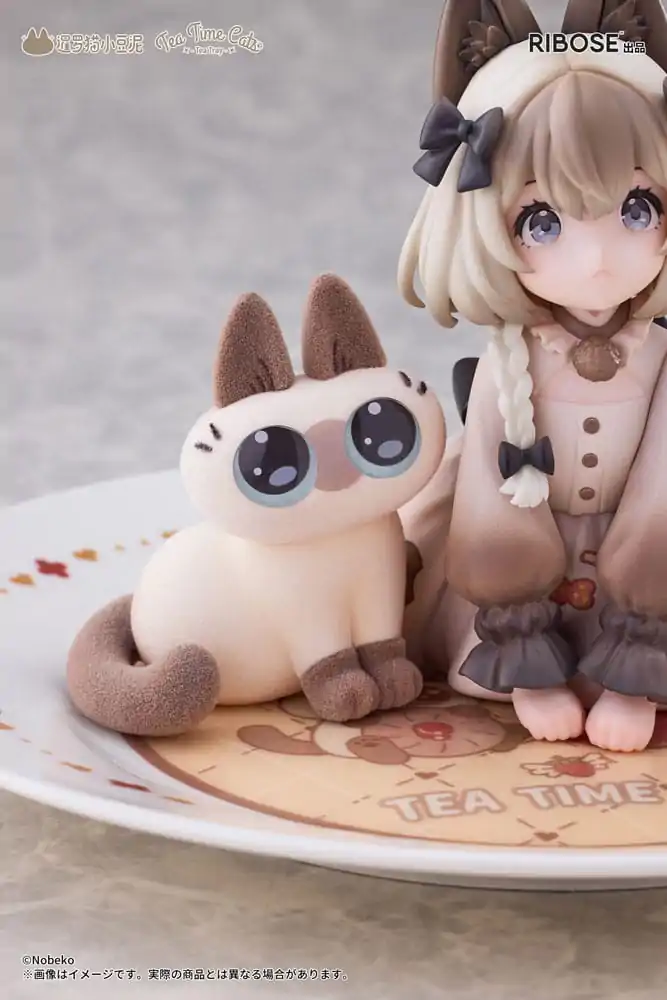 Decorated Life Collection Socha z PVC Tea Time Cats x Siamese Cat Azuki-san Friendship Collaboration Exkluzivní sada 18 cm fotografii produktu