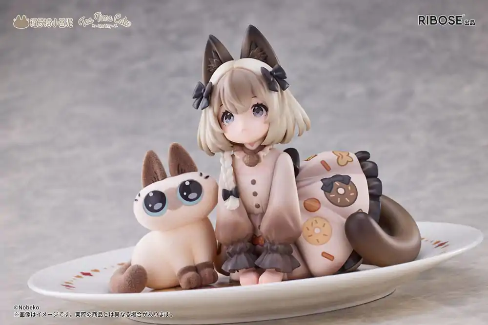 Decorated Life Collection Socha z PVC Tea Time Cats x Siamese Cat Azuki-san Friendship Collaboration Exkluzivní sada 18 cm fotografii produktu