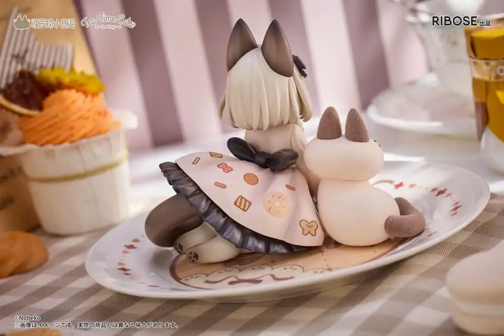 Decorated Life Collection Socha z PVC Tea Time Cats x Siamese Cat Azuki-san Friendship Collaboration Exkluzivní sada 18 cm fotografii produktu