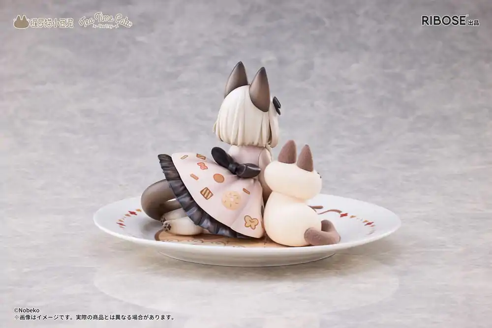 Decorated Life Collection Socha z PVC Tea Time Cats x Siamese Cat Azuki-san Friendship Collaboration Exkluzivní sada 18 cm fotografii produktu