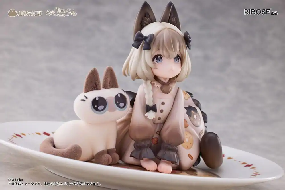 Decorated Life Collection Socha z PVC Tea Time Cats x Siamese Cat Azuki-san Friendship Collaboration Exkluzivní sada 18 cm fotografii produktu