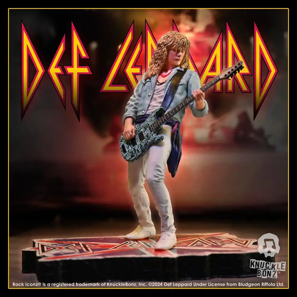 Def Leppard Rock Iconz Socha Rick Savage 24 cm fotografii produktu