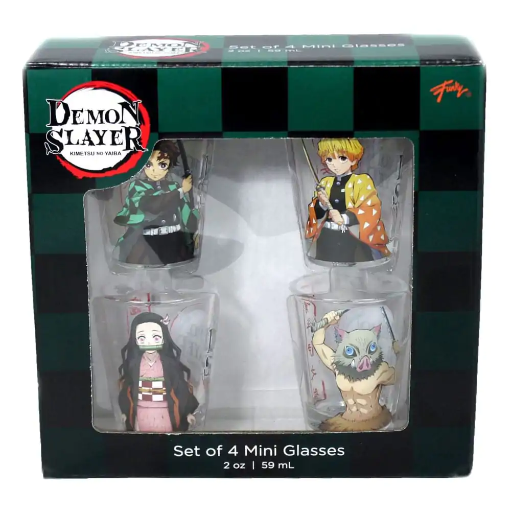 Demon Slayer panákové sklenice 4-Pack Group 59 ml fotografii produktu