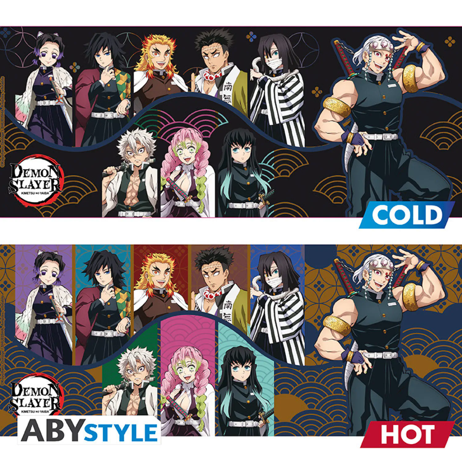 Demon Slayer hrnek měnící barvu teplem fotografii produktu