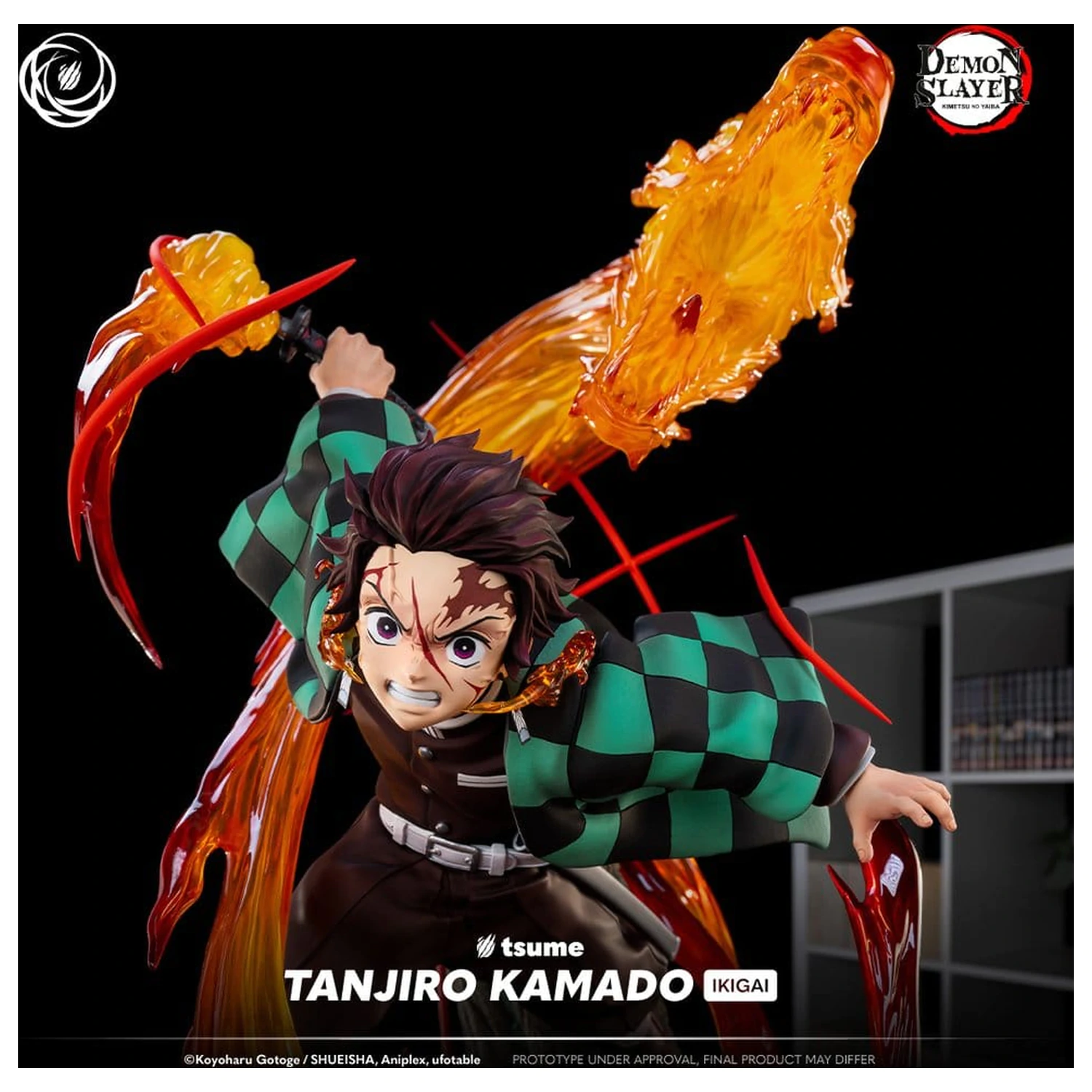 Demon Slayer IKIGAI Figurka 1/6 Tanjiro Kamado 44 cm fotografii produktu