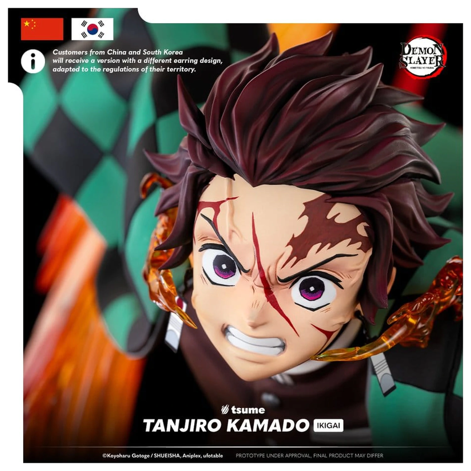 Demon Slayer IKIGAI Figurka 1/6 Tanjiro Kamado 44 cm fotografii produktu