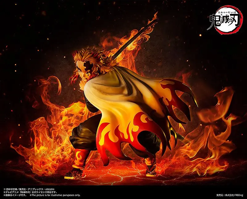 Demon Slayer: Kimetsu no Yaiba soška 1/4 Kyojuro Rengoku 42 cm fotografii produktu