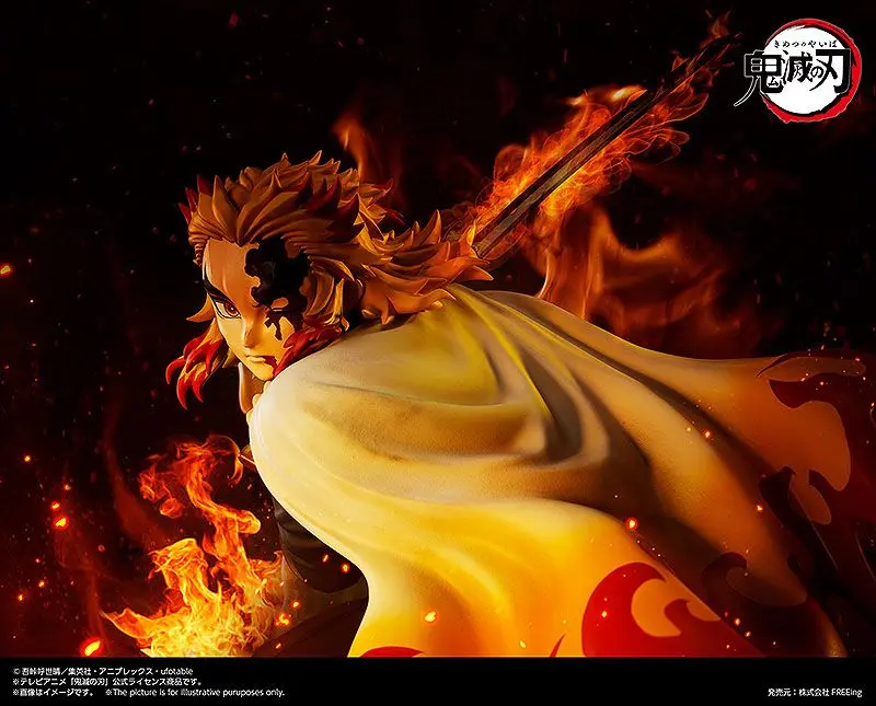 Demon Slayer: Kimetsu no Yaiba soška 1/4 Kyojuro Rengoku 42 cm fotografii produktu